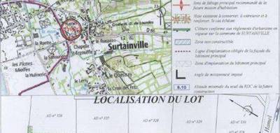 Terrain seul à Surtainville en Manche (50) de 471 m² à vendre au prix de 53000€ - 3