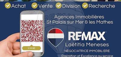 Terrain seul à Saint-Palais-sur-Mer en Charente-Maritime (17) de 309 m² à vendre au prix de 140000€ - 3