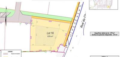 Terrain seul à Hesdin-l'Abbé en Pas-de-Calais (62) de 579 m² à vendre au prix de 91000€ - 2
