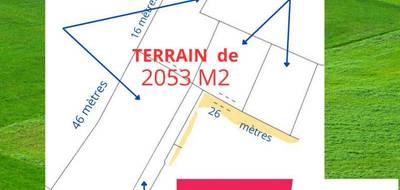 Terrain seul à Givry-en-Argonne en Marne (51) de 2053 m² à vendre au prix de 23000€ - 2