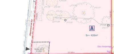 Terrain seul à Décines-Charpieu en Rhône (69) de 426 m² à vendre au prix de 270000€ - 1