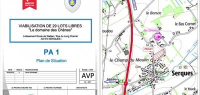 Terrain seul à Serques en Pas-de-Calais (62) de 416 m² à vendre au prix de 68000€ - 3