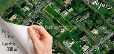 Terrain seul à Villejust en Essonne (91) de 1000 m² à vendre au prix de 350000€ - 1