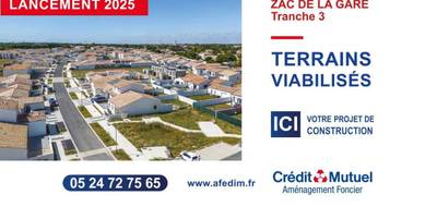 Terrain seul à Dompierre-sur-Mer en Charente-Maritime (17) de 436 m² à vendre au prix de 178000€ - 1