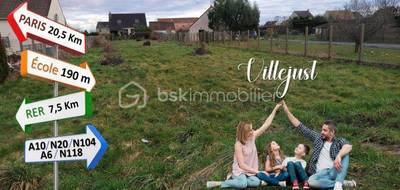 Terrain seul à Villejust en Essonne (91) de 1000 m² à vendre au prix de 350000€ - 2