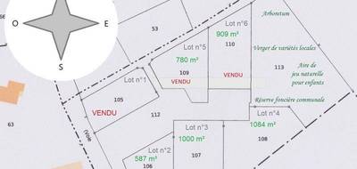 Terrain seul à Les Châteliers en Deux-Sèvres (79) de 1084 m² à vendre au prix de 19760€ - 3