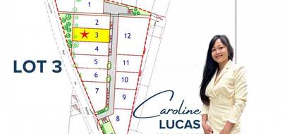 Terrain seul à Plomodiern en Finistère (29) de 546 m² à vendre au prix de 64560€ - 1