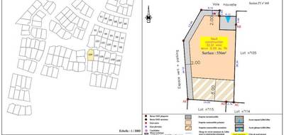 Terrain seul à La Flèche en Sarthe (72) de 556 m² à vendre au prix de 46500€ - 3