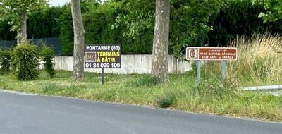 Terrain seul à Pontarmé en Oise (60) de 488 m² à vendre au prix de 150000€ - 2