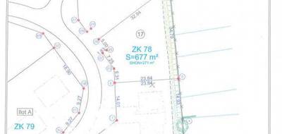 Terrain seul à Crécy-en-Ponthieu en Somme (80) de 677 m² à vendre au prix de 38500€ - 1