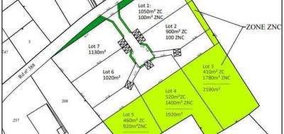 Terrain seul à Savigny en Manche (50) de 989 m² à vendre au prix de 35600€ - 2
