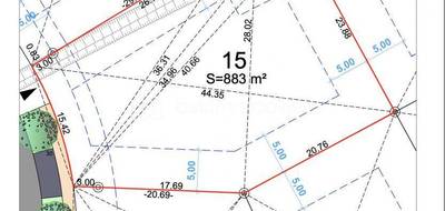 Terrain seul à Montbeton en Tarn-et-Garonne (82) de 880 m² à vendre au prix de 90000€ - 2