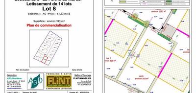 Terrain seul à Neuilly-en-Thelle en Oise (60) de 393 m² à vendre au prix de 119400€ - 4