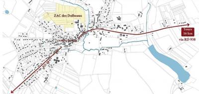 Terrain seul à Semblançay en Indre-et-Loire (37) de 410 m² à vendre au prix de 52500€ - 4