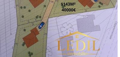 Terrain seul à Moissac en Tarn-et-Garonne (82) de 1134 m² à vendre au prix de 40000€ - 2
