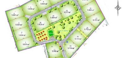 Terrain seul à Saint-Denis-de-Pile en Gironde (33) de 805 m² à vendre au prix de 82000€ - 1