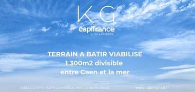 Terrain seul à Caen en Calvados (14) de 1300 m² à vendre au prix de 425000€ - 1