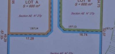 Terrain seul à Aressy en Pyrénées-Atlantiques (64) de 600 m² à vendre au prix de 83000€ - 1