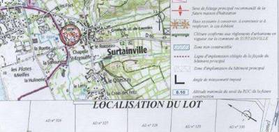 Terrain seul à Surtainville en Manche (50) de 490 m² à vendre au prix de 53000€ - 4