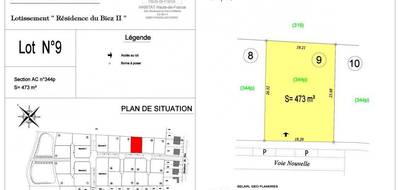 Terrain seul à Fleurbaix en Pas-de-Calais (62) de 473 m² à vendre au prix de 126000€ - 1