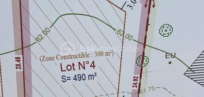 Terrain seul à Béziers en Hérault (34) de 490 m² à vendre au prix de 174990€ - 2