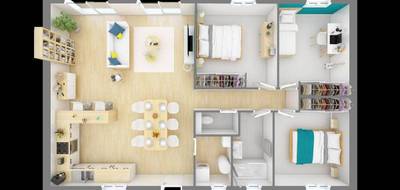 Programme terrain + maison à Sénas en Bouches-du-Rhône (13) de 551 m² à vendre au prix de 308730€ - 3