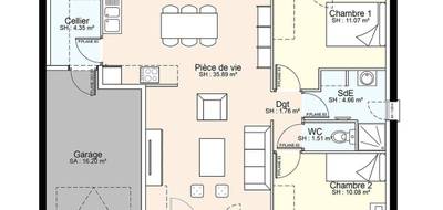 Programme terrain + maison à Yves en Charente-Maritime (17) de 324 m² à vendre au prix de 209554€ - 3