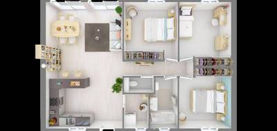 Programme terrain + maison à Saint-Cannat en Bouches-du-Rhône (13) de 440 m² à vendre au prix de 369000€ - 3