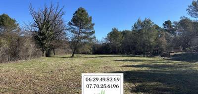 Terrain seul à Pourrières en Var (83) de 1500 m² à vendre au prix de 255000€ - 1