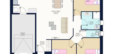 Programme terrain + maison à Muzillac en Morbihan (56) de 387 m² à vendre au prix de 288557€ - 3