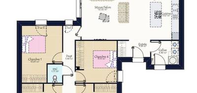 Programme terrain + maison à Rives de l'Yon en Vendée (85) de 800 m² à vendre au prix de 290530€ - 3