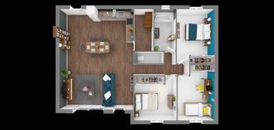 Programme terrain + maison à Plan-d'Aups-Sainte-Baume en Var (83) de 1492 m² à vendre au prix de 369000€ - 3
