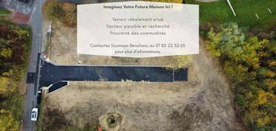 Terrain seul à Saintines en Oise (60) de 434 m² à vendre au prix de 75900€ - 2