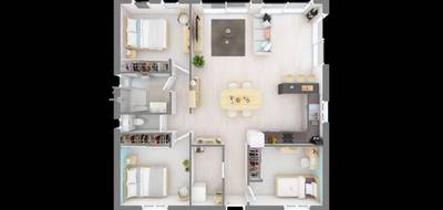 Programme terrain + maison à Pélissanne en Bouches-du-Rhône (13) de 401 m² à vendre au prix de 371100€ - 3