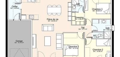 Programme terrain + maison à Yzernay en Maine-et-Loire (49) de 455 m² à vendre au prix de 185620€ - 3