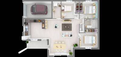Programme terrain + maison à Pélissanne en Bouches-du-Rhône (13) de 550 m² à vendre au prix de 436470€ - 3
