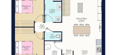 Programme terrain + maison à Guenrouet en Loire-Atlantique (44) de 670 m² à vendre au prix de 195949€ - 3
