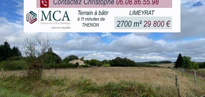 Terrain seul à Thenon en Dordogne (24) de 2700 m² à vendre au prix de 29880€