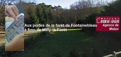 Terrain seul à Noisy-sur-École en Seine-et-Marne (77) de 422 m² à vendre au prix de 139000€