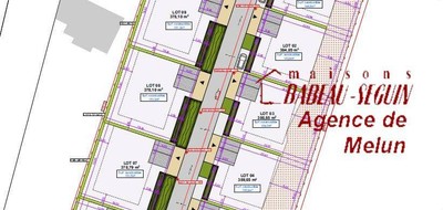 Terrain seul à Vulaines-sur-Seine en Seine-et-Marne (77) de 378 m² à vendre au prix de 138000€