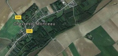 Terrain seul à Chevresis-Monceau en Aisne (02) de 601 m² à vendre au prix de 14500€
