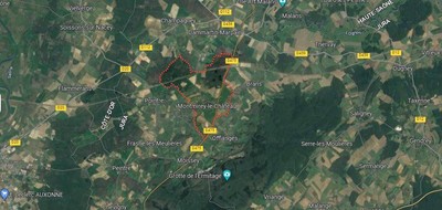 Terrain seul à Montmirey-le-Château en Jura (39) de 1305 m² à vendre au prix de 49000€