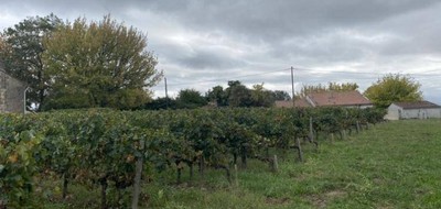 Terrain seul à Plassac en Gironde (33) de 1000 m² à vendre au prix de 70000€