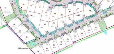 Terrain seul à Valognes en Manche (50) de 609 m² à vendre au prix de 82770€