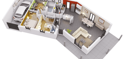 Programme terrain + maison à Tullins en Isère (38) de 1000 m² à vendre au prix de 351300€ - 2