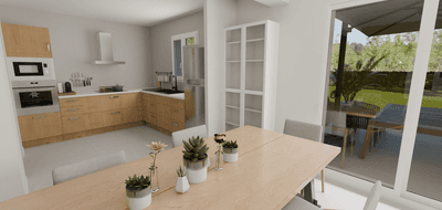 Programme terrain + maison à Sermérieu en Isère (38) de 721 m² à vendre au prix de 299800€ - 2