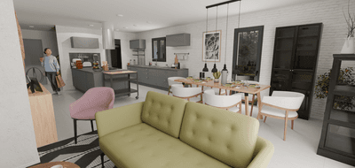 Programme terrain + maison à Gillonnay en Isère (38) de 1127 m² à vendre au prix de 334800€ - 3
