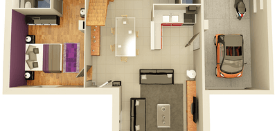 Programme terrain + maison à Tullins en Isère (38) de 1000 m² à vendre au prix de 333260€ - 2