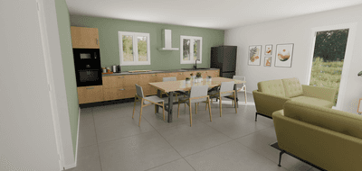 Programme terrain + maison à Creys-Mépieu en Isère (38) de 3200 m² à vendre au prix de 395900€ - 2