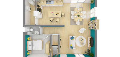 Programme terrain + maison à Donnemarie-Dontilly en Seine-et-Marne (77) de 100 m² à vendre au prix de 251892€ - 4